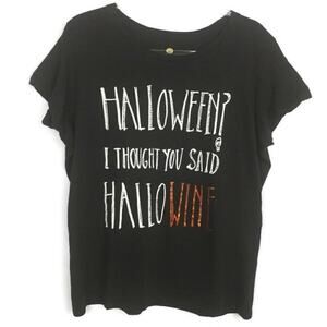 HALLOWEEN? I THOUGHT YOU SAID HALLOWINE TEE